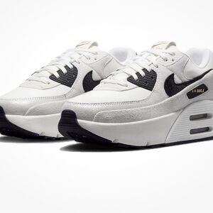 Nike Airmax 90 LV8 black white metallic never worn new inbox StockX verified
